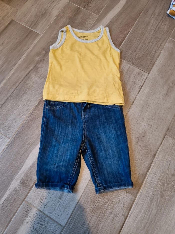 Ensemble pantacourt debardeur