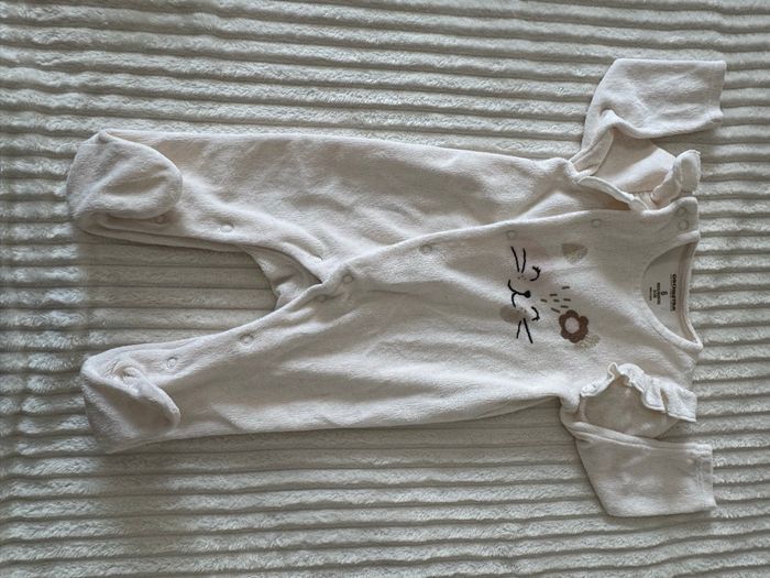 Lot de 2 pyjama - fille - beige et marron - Ochestra - 6 mois - Excellent état - photo numéro 6