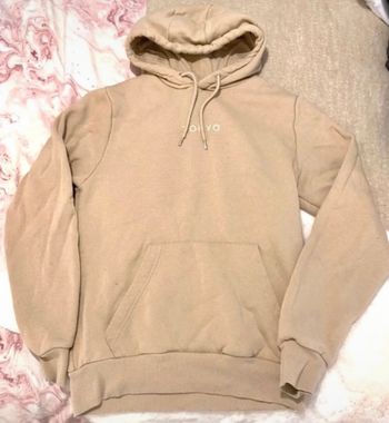 Sweat à capuche couleur beige taille s marque primark