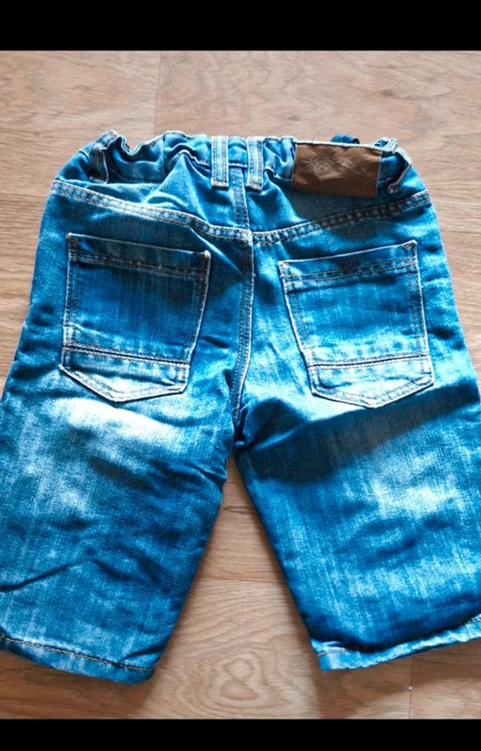 Short jean CREEKS taille 6 ans coloris bleu - photo numéro 2