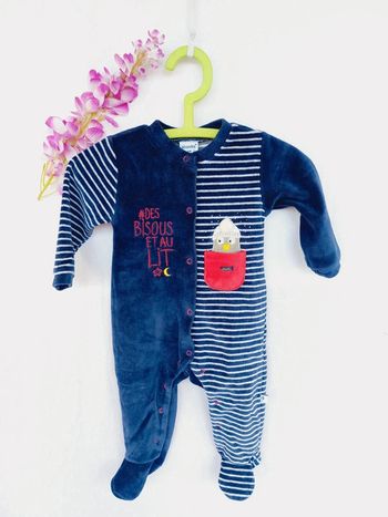 Pyjama velours Absorba 6 mois