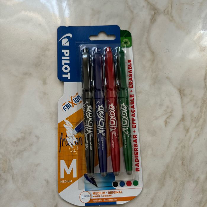 Pilot erasable rollerball medium original