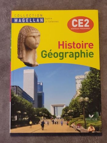 Histoire Géographie Ce2 Manuel de l'élève + Atlas Par Françoise Martinetti