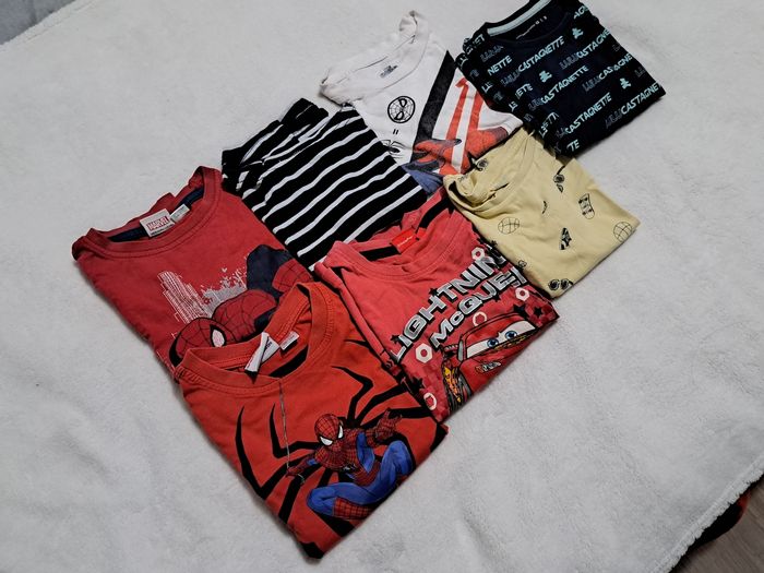 Lot de 7 tee-shirts manches courtes taille 3 ans - photo numéro 3