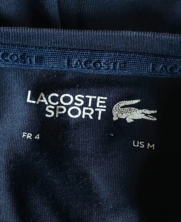 Tee shirt droit sport Lacoste🐊homme t m 38 Street men coton - photo numéro 4