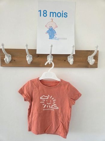 Tee-shirt mon petit soleil 18m