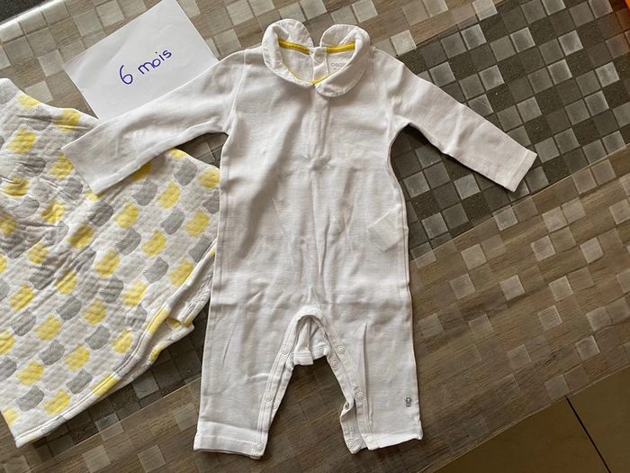 Ensemble robe et combinaison 6 mois fille obaibi - photo numéro 4