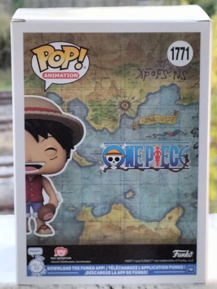 Figurine pop one piece monkey D Luffy avec gigot - photo numéro 3