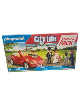 Playmobil 71077 City Life couple de mariés avec voiture et photographe neuf