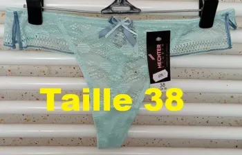 String / Culotte en dentelle vert eau Hechter Studio Taille 38 (FR)