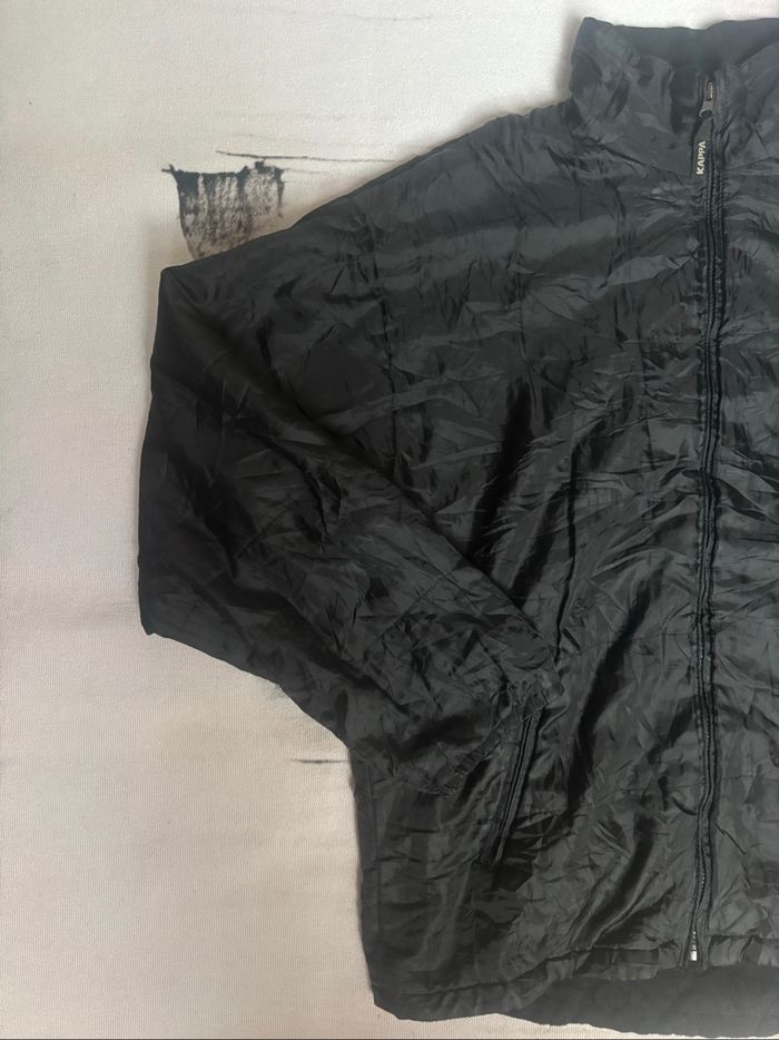 Manteau Kappa vintage taille XL noir anthracite - photo numéro 3