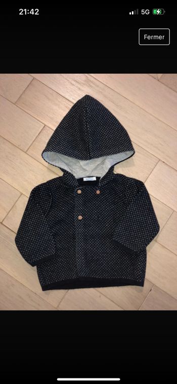 Gilet à capuche