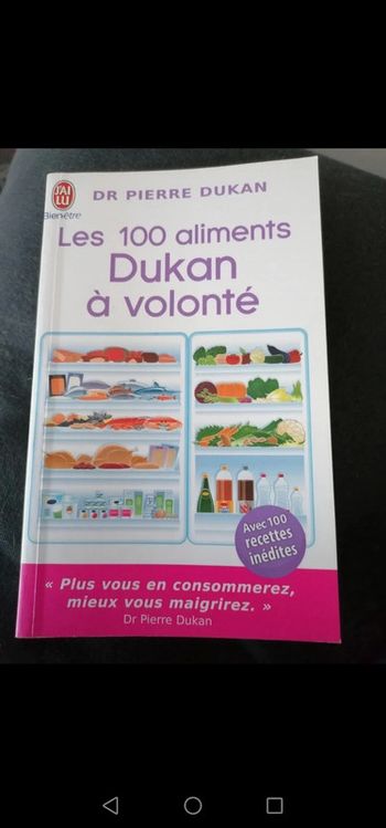 Les 100 aliments dukans à volonté