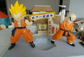 Figurine Krillin Gotenks Dragon Ball Big size Figure BS sta DBZ Kuririn Klilyn