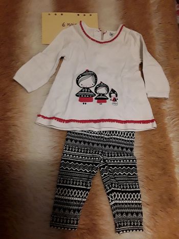 Ensemble bébé fille 6 mois