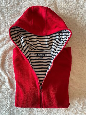 Sweat à capuche Hublot 12 ans rouge