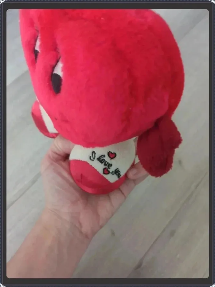 Petite peluche coeur - photo numéro 3