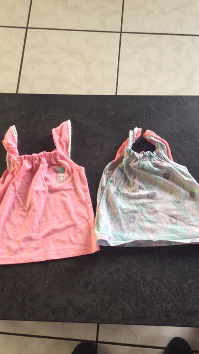 Lot de 2 débardeurs