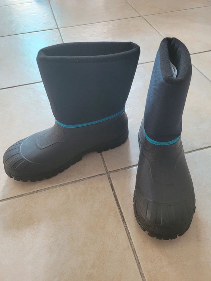 Botte de ski de neige decathlon taille 34 taille 35 porter 3 fois - photo numéro 2
