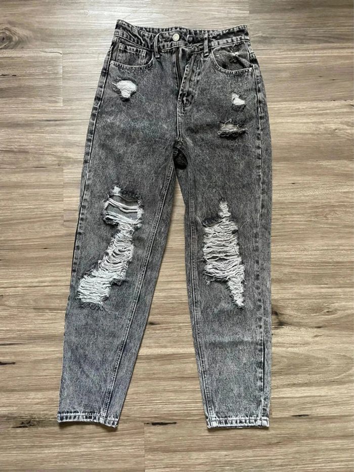 Jean gris taille XS - photo numéro 2