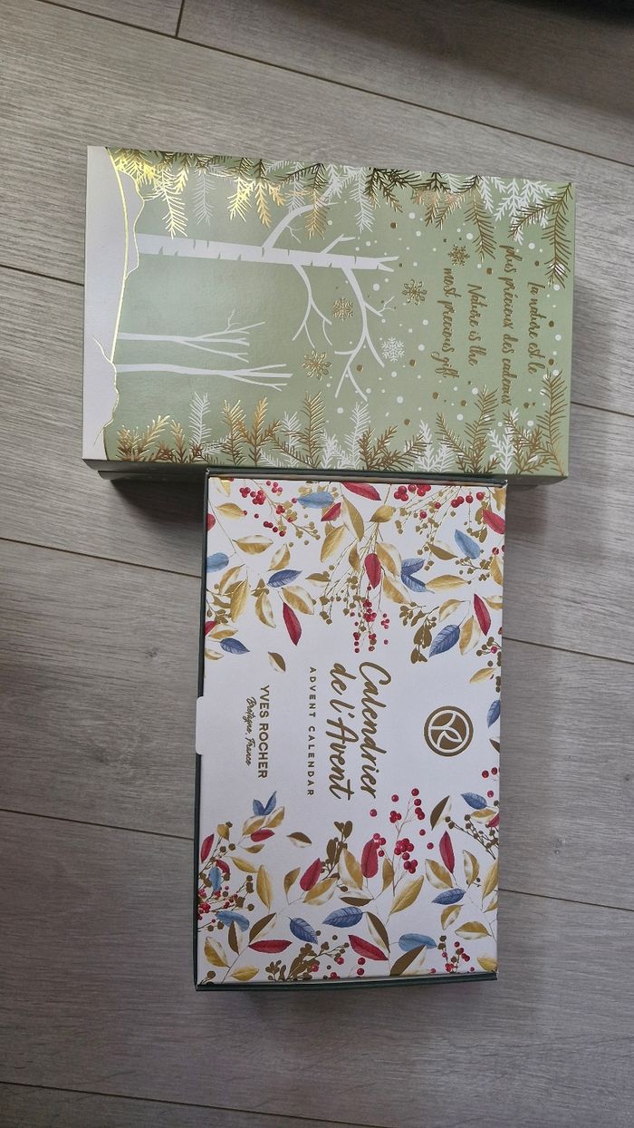 Lot de 2 calendriers de l'avent (vide)²