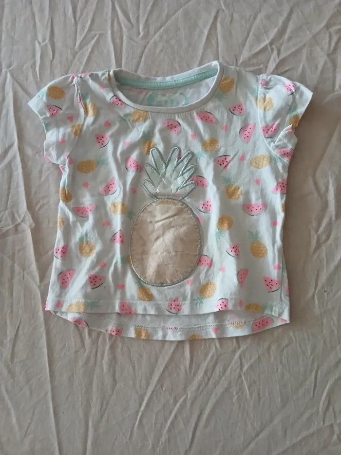 Tee-shirt manche courte 9-12 mois - photo numéro 2