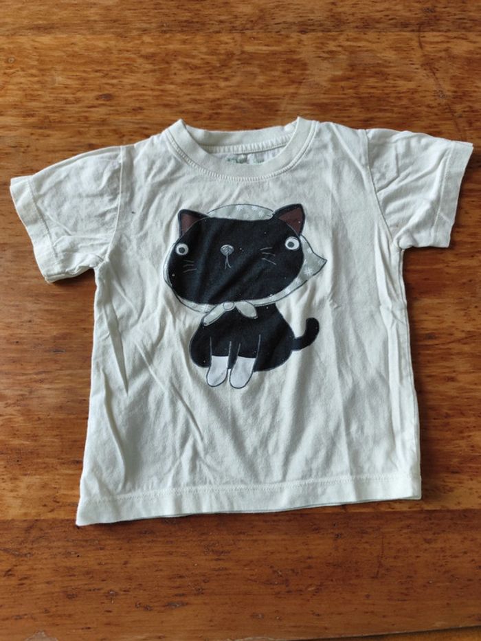 Lot de 5 tee-shirts colorés taille 24mois - photo numéro 8