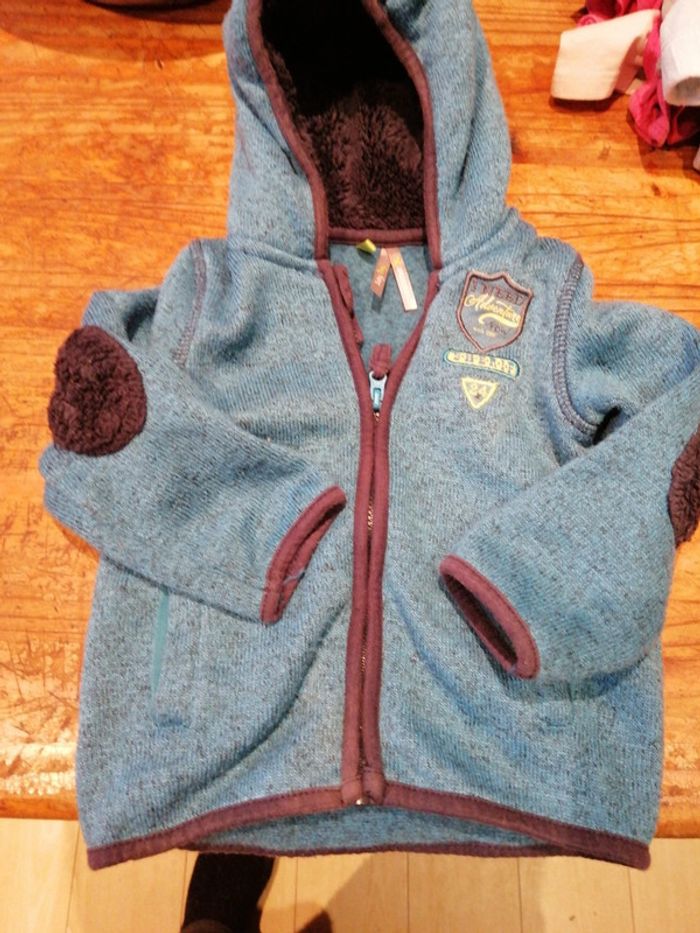 Gilet capuche moumoute - photo numéro 2