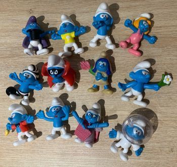 Collection de schtroumpfs
