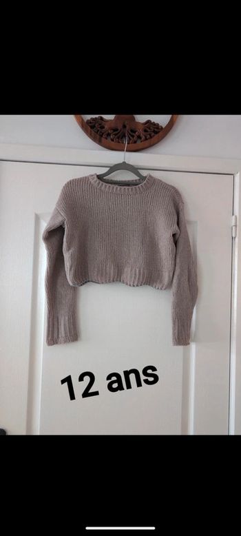 Pull fille pailleté