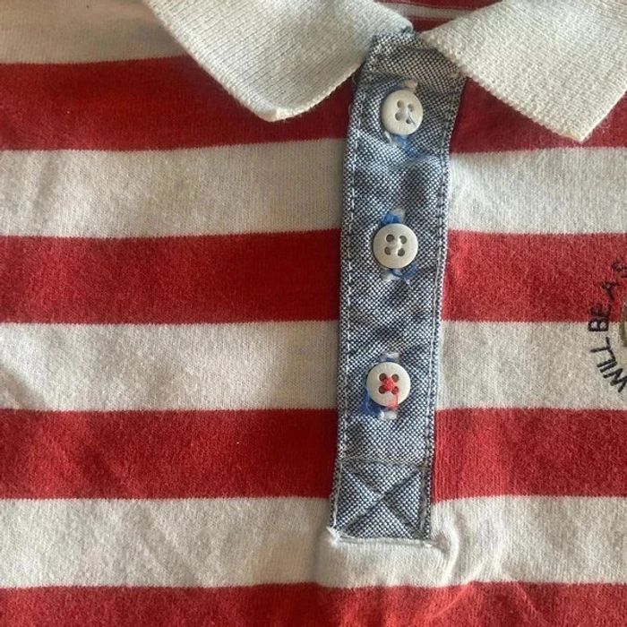 🧢 Polo rayé marin Petit Bateau 🧢 - photo numéro 3