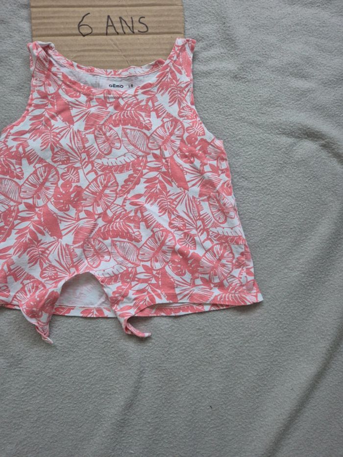T-shirt fille 6 ans gemo - photo numéro 4