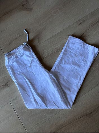 Pantalon blanc Pull&Bear