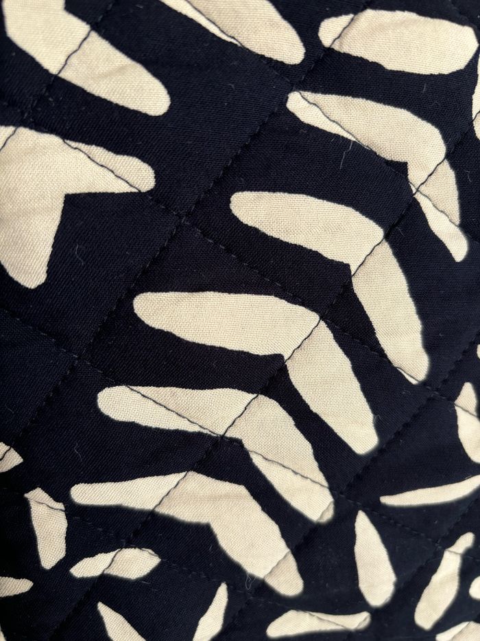 Short en tissu matelassé imprimé noir et blanc Atelier Rêve neuf - photo numéro 3