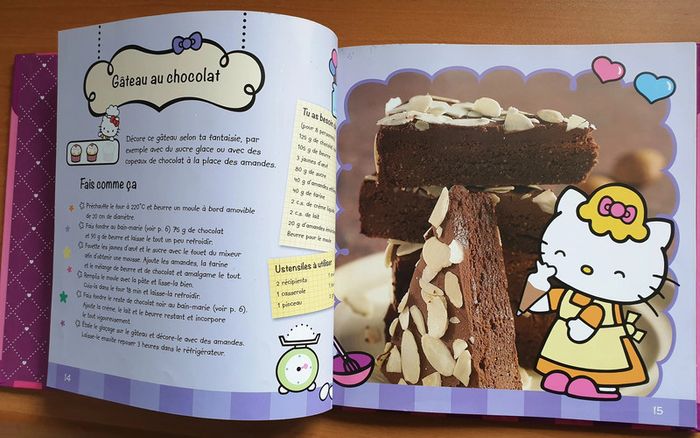 Livre recettes Hello Kitty  /  Surprises-parties sucrées - photo numéro 4