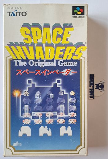Space Invaders en boite Nintendo Super Famicom SFC