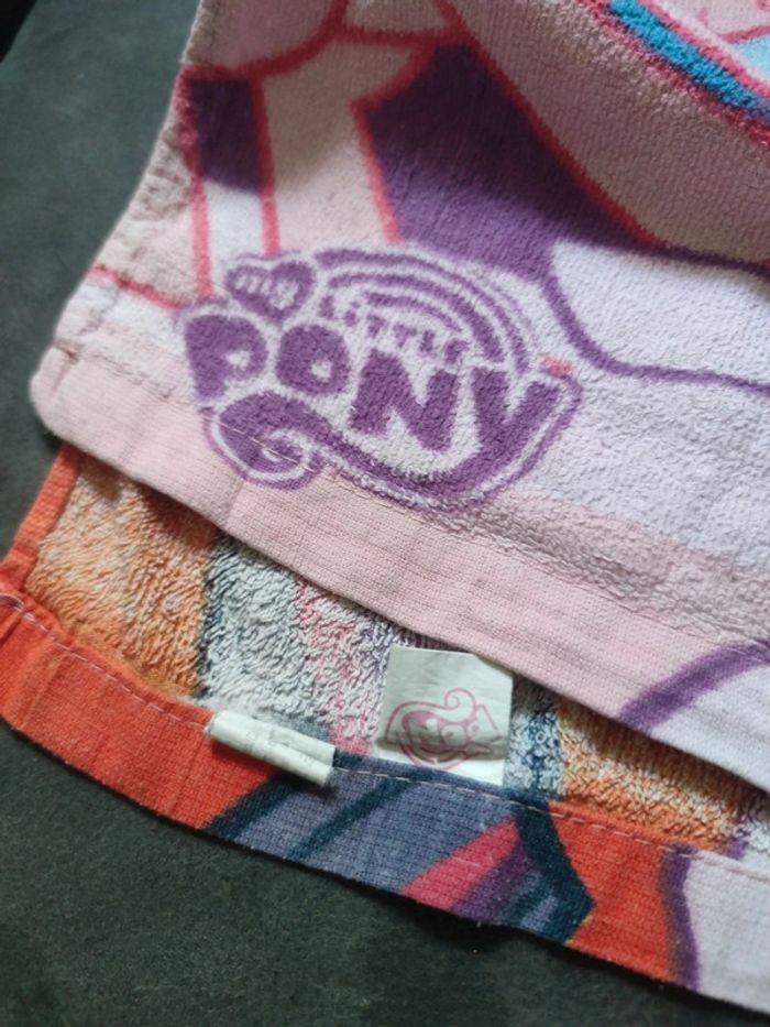 Serviette de bain poncho my little pony - photo numéro 2