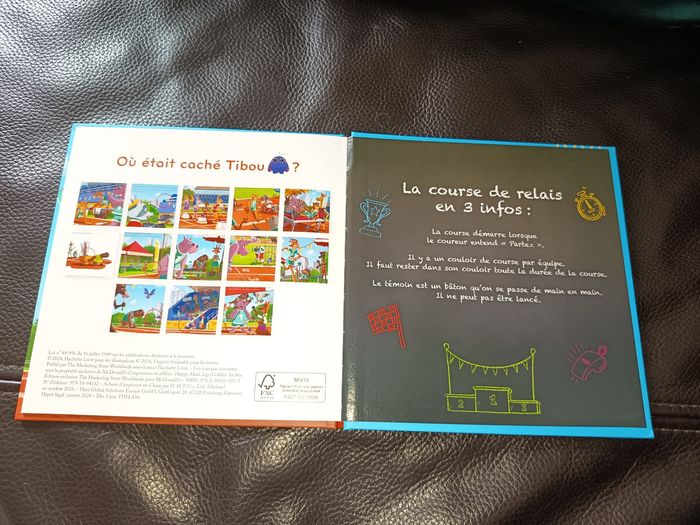 Livre album enfant Mac Do, La course de relais, Éditions Hachette Jeunesse NEUF - photo numéro 3