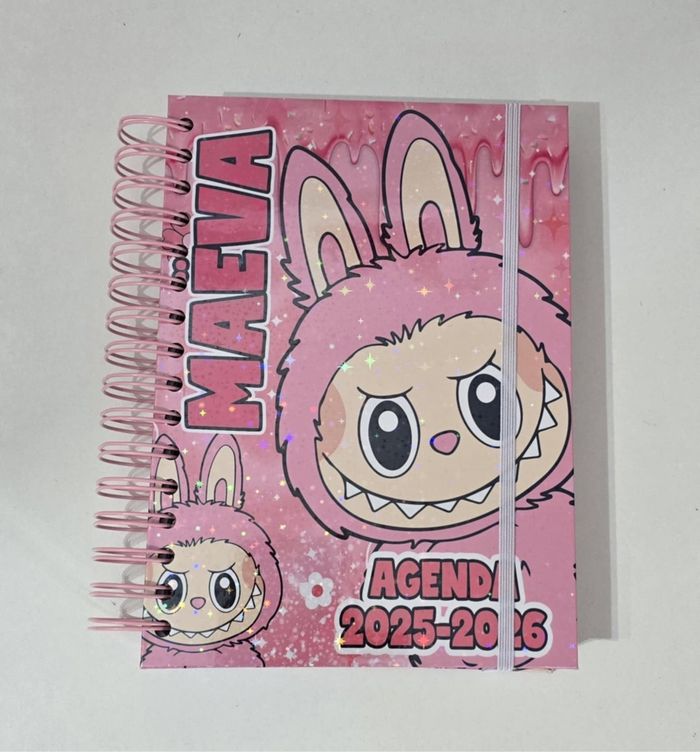 agenda labubu rose - photo numéro 2