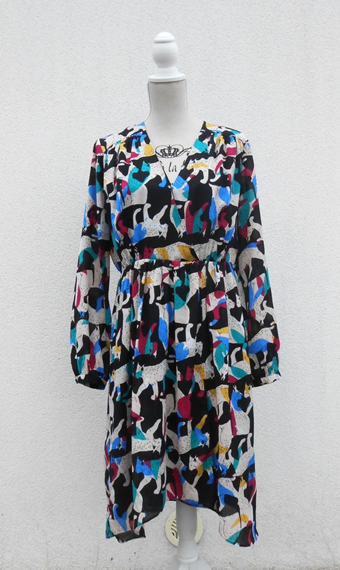Robe promod imprimé Lynx