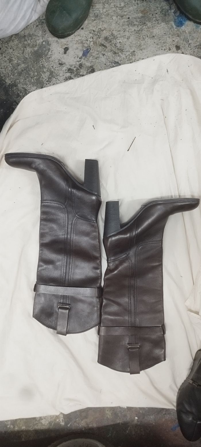 Bottes cuir talon 37 - photo numéro 6