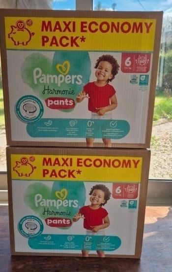 2 cartons de 60 couches