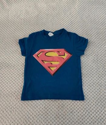 T-shirt Superman enfant bleu - Taille 2 ans