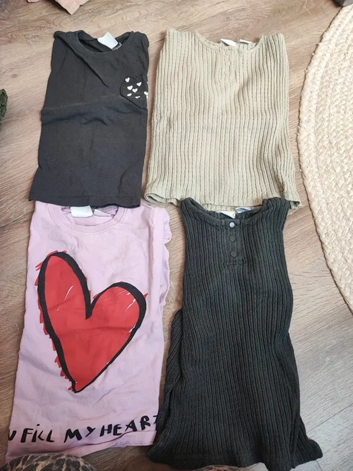 4 hauts Zara