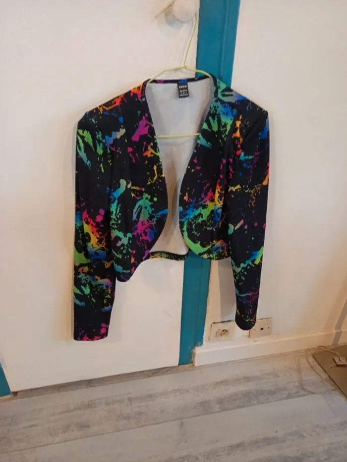 Blazer femme multicolore