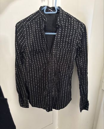 Chemise noir Jennyfer à motif 