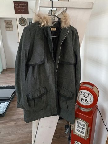 Manteau gris m