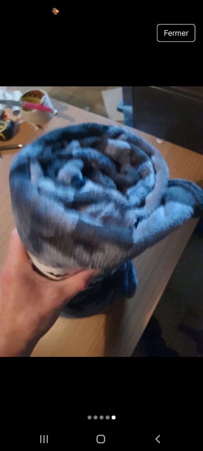 Plaid imprimé chauve-souris - photo numéro 5