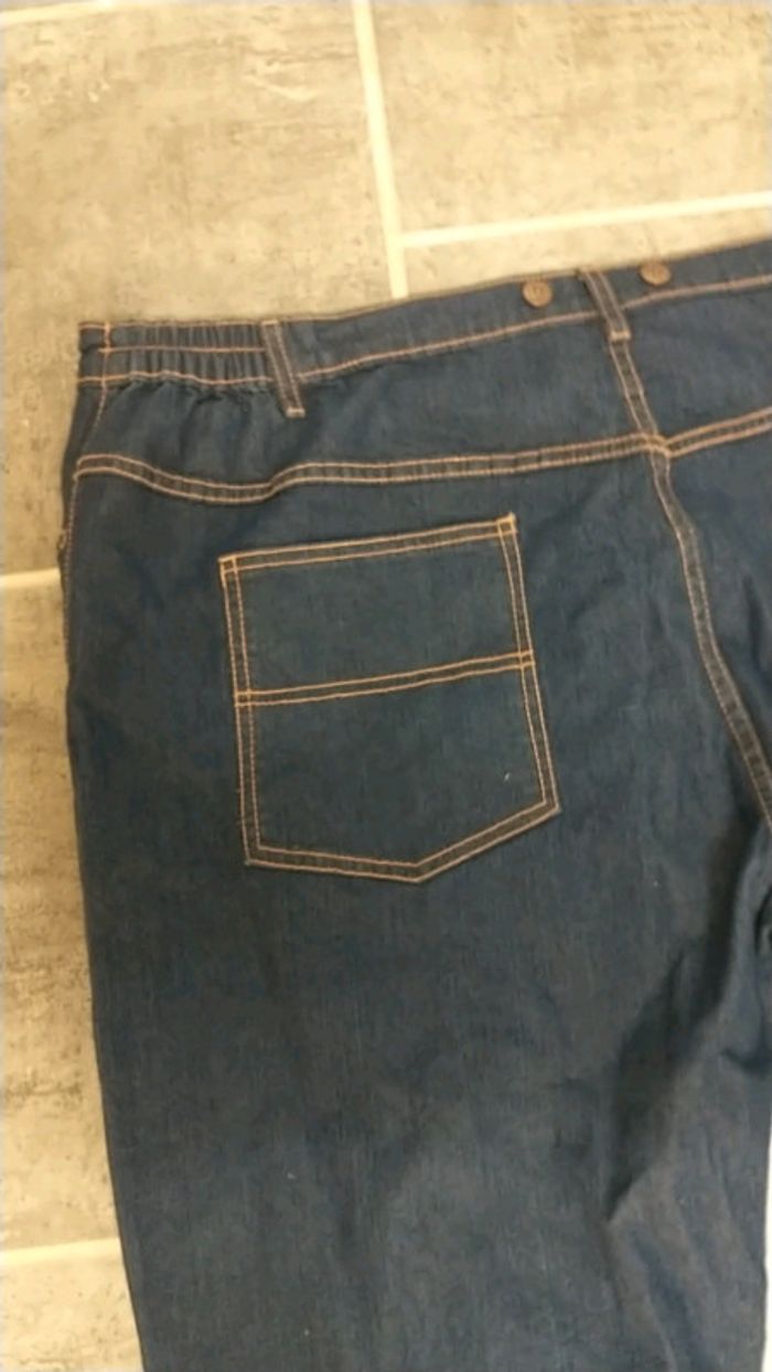 Grand pantalon bleu taille 124 de marque bleu-bonheur - photo numéro 5