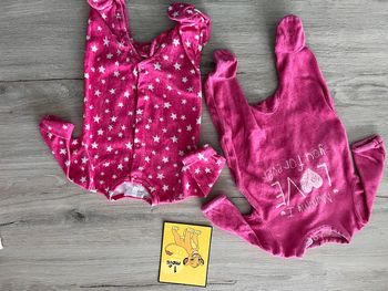 Pyjama manches longues rose 1 mois